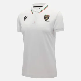 Polos Brancos Femininos Automobili Lamborghini Squadra Corse