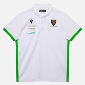 Polos Brancos Infantis Automobili Lamborghini Squadra Corse