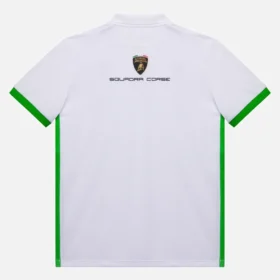 Polos Brancos Infantis Automobili Lamborghini Squadra Corse