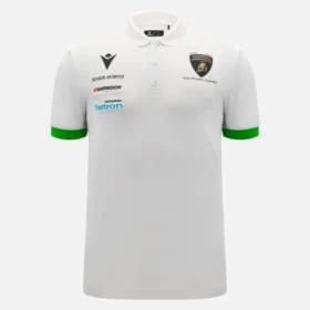 Polos Brancos Masculinos Automobili Lamborghini Squadra Corse