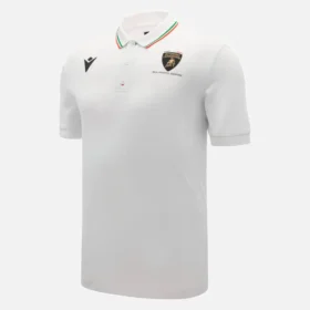 Polos Brancos Masculinos Automobili Lamborghini Squadra Corse