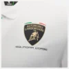 Polos Brancos Masculinos Automobili Lamborghini Squadra Corse Polos Brancos Masculinos Automobili Lamborghini Squadra Corse