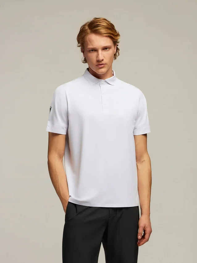 Polos Charlie em piqué elástico Polos Charlie em piqué elástico