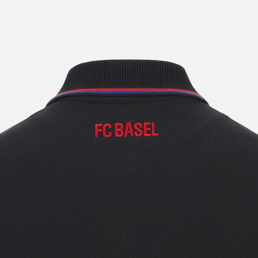 Polos de algodão para adulto FC Basel 2025/26 Athleisure Polos de algodão para adulto FC Basel 2025/26 Athleisure