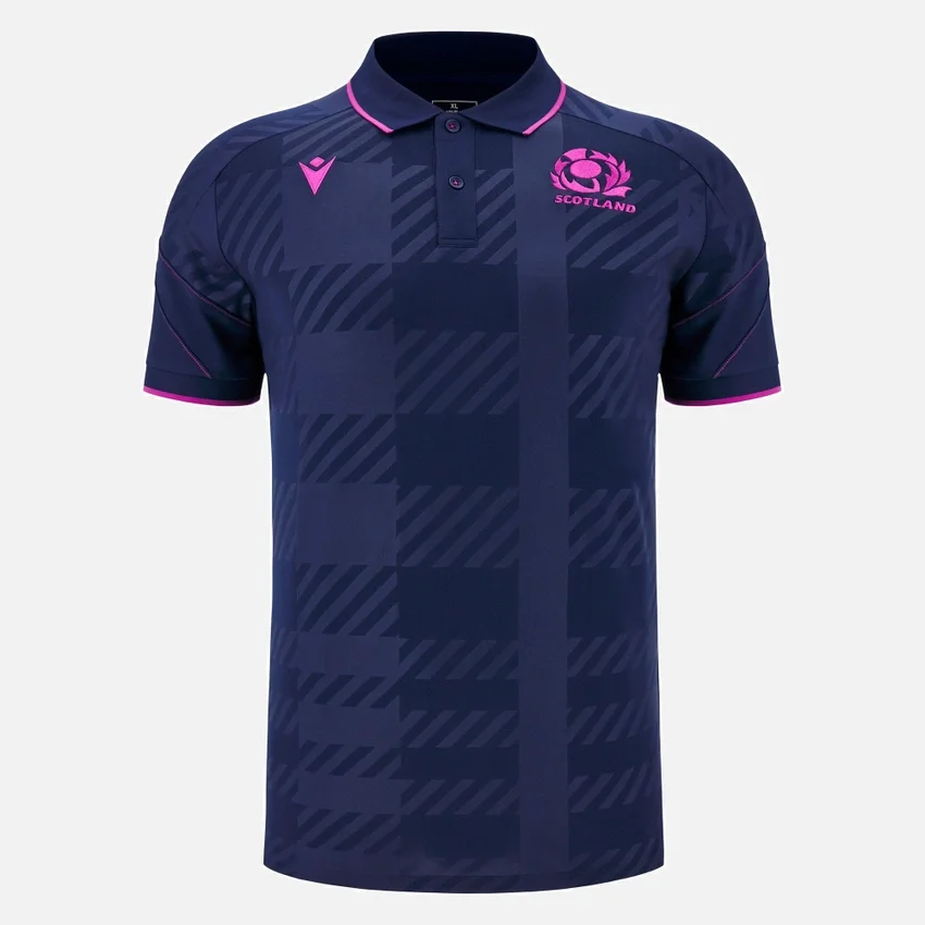 Polos de Poliéster da Seleção Escocesa de Rugby 2025/26 Polos de Poliéster da Seleção Escocesa de Rugby 2025/26