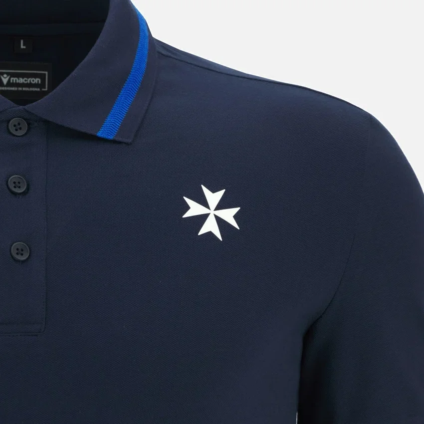 Polos de viagem azul-marinho para adultos Auxerre 2025/26 Athleisure Polos de viagem azul-marinho para adultos Auxerre 2025/26 Athleisure