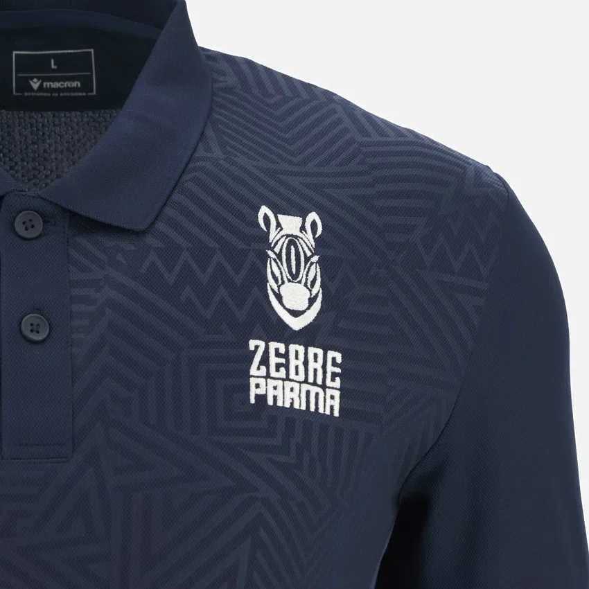 Polos de viagem para adulto Zebre Parma 2025/26 Polos de viagem para adulto Zebre Parma 2025/26