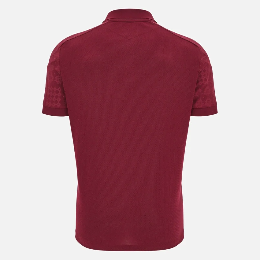 Polos de viagem Welsh Rugby 2025/26 Vermelho Escuro Polos de viagem Welsh Rugby 2025/26 Vermelho Escuro