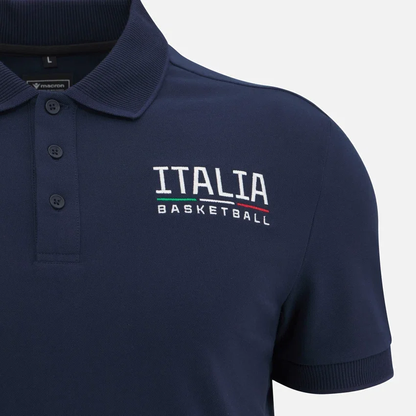 Polos masculinos Italbasket 2025/26 Athleisure Polos masculinos Italbasket 2025/26 Athleisure