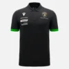 Polos pretos para homens da Automobili Lamborghini Squadra Corse Polos pretos para homens da Automobili Lamborghini Squadra Corse