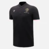 Polos pretos para homens da Automobili Lamborghini Squadra Corse