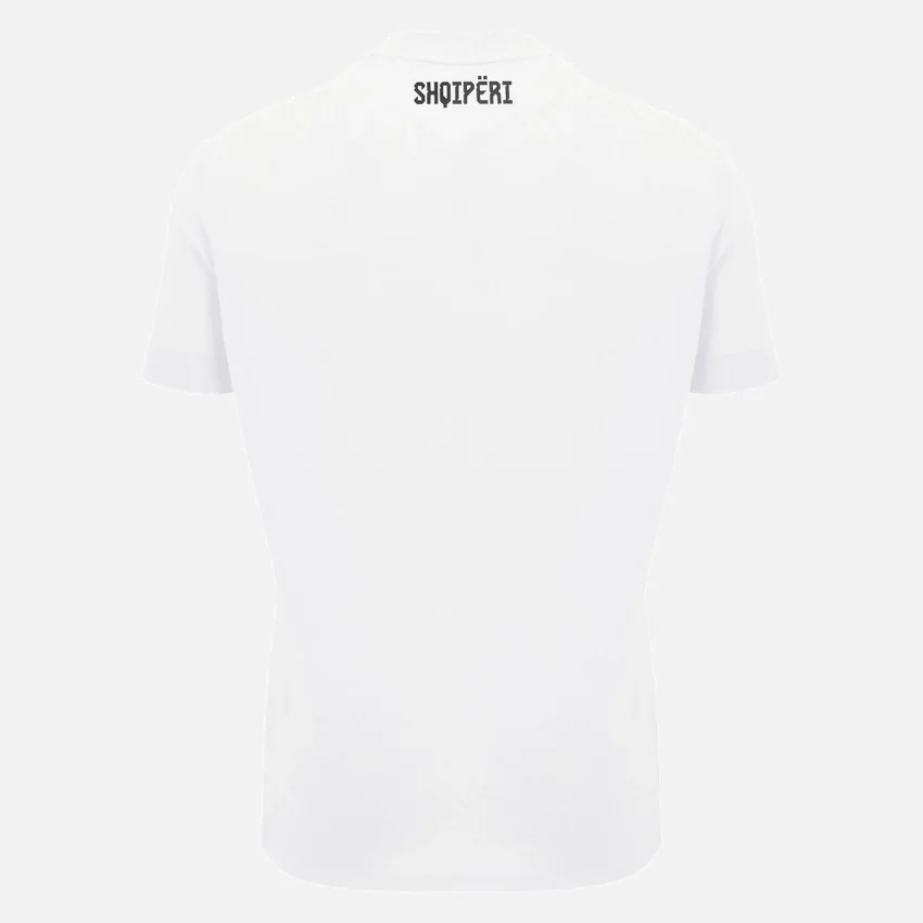 T-shirt Athleisure branca da Seleção Nacional da Albânia FSHF 2026/27 para homem T-shirt Athleisure branca da Seleção Nacional da Albânia FSHF 2026/27 para homem