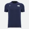 T-shirt de algodão azul-marinho Edinburgh Rugby 2025/26 T-shirt de algodão azul-marinho Edinburgh Rugby 2025/26