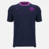 T-shirt de algodão azul-marinho Scottish Rugby 2025/26 T-shirt de algodão azul-marinho Scottish Rugby 2025/26