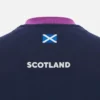 T-shirt de algodão azul-marinho Scottish Rugby 2025/26 T-shirt de algodão azul-marinho Scottish Rugby 2025/26