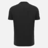 T-shirt de algodão preta para adultos da coleção Unibo