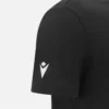 T-shirt de algodão preta para adultos da coleção Unibo