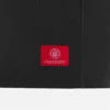 T-shirt de algodão preta para adultos da coleção Unibo