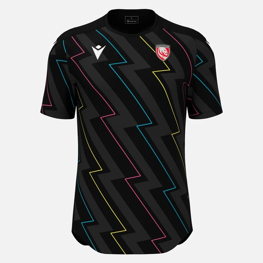 T-shirt de aquecimento Gloucester Rugby 2025/26 T-shirt de aquecimento Gloucester Rugby 2025/26