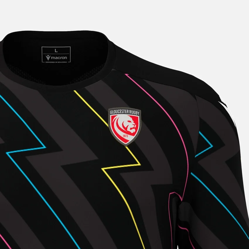 T-shirt de aquecimento Gloucester Rugby 2025/26 T-shirt de aquecimento Gloucester Rugby 2025/26