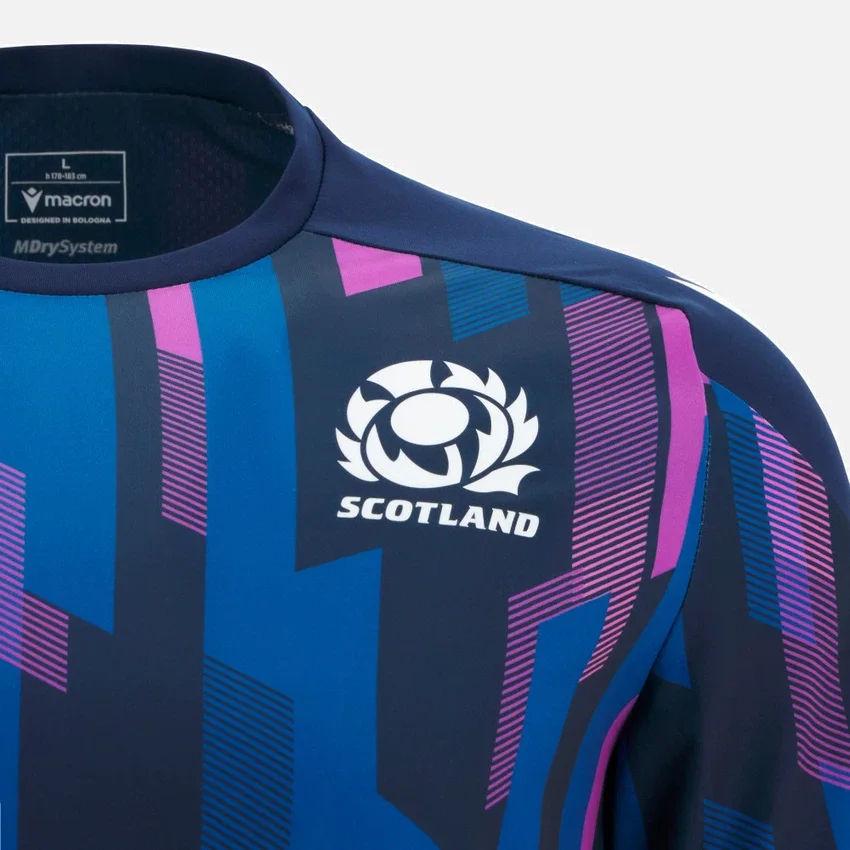 T-shirt de aquecimento Scottish Rugby 2025/26 T-shirt de aquecimento Scottish Rugby 2025/26