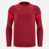 T-shirt de treino de manguitos longos Welsh Rugby 2025/26 Deep Red