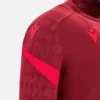 T-shirt de treino de manguitos longos Welsh Rugby 2025/26 Deep Red