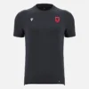 T-shirt de treino preta da Seleção Nacional da Albânia FSHF 2026/27 para homem T-shirt de treino preta da Seleção Nacional da Albânia FSHF 2026/27 para homem