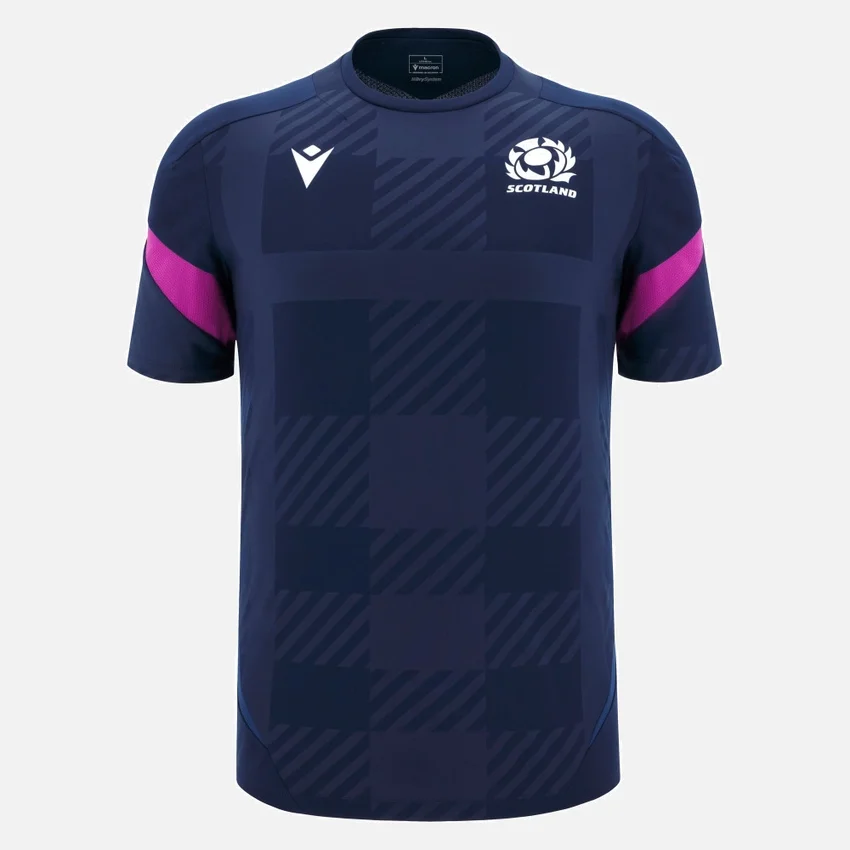 T-shirt de treino Scottish Rugby 2025/26 Navy T-shirt de treino Scottish Rugby 2025/26 Navy