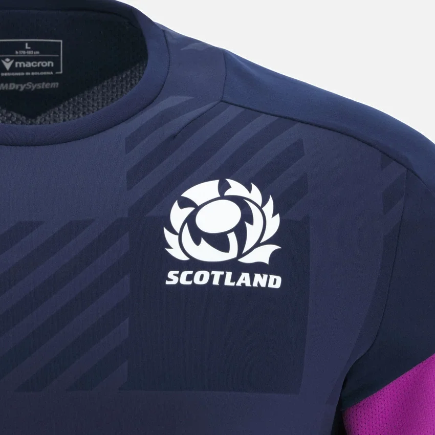 T-shirt de treino Scottish Rugby 2025/26 Navy T-shirt de treino Scottish Rugby 2025/26 Navy
