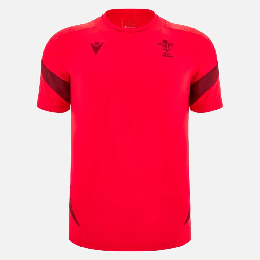T-shirt de Treino Vermelha Welsh Rugby 2025/26 T-shirt de Treino Vermelha Welsh Rugby 2025/26