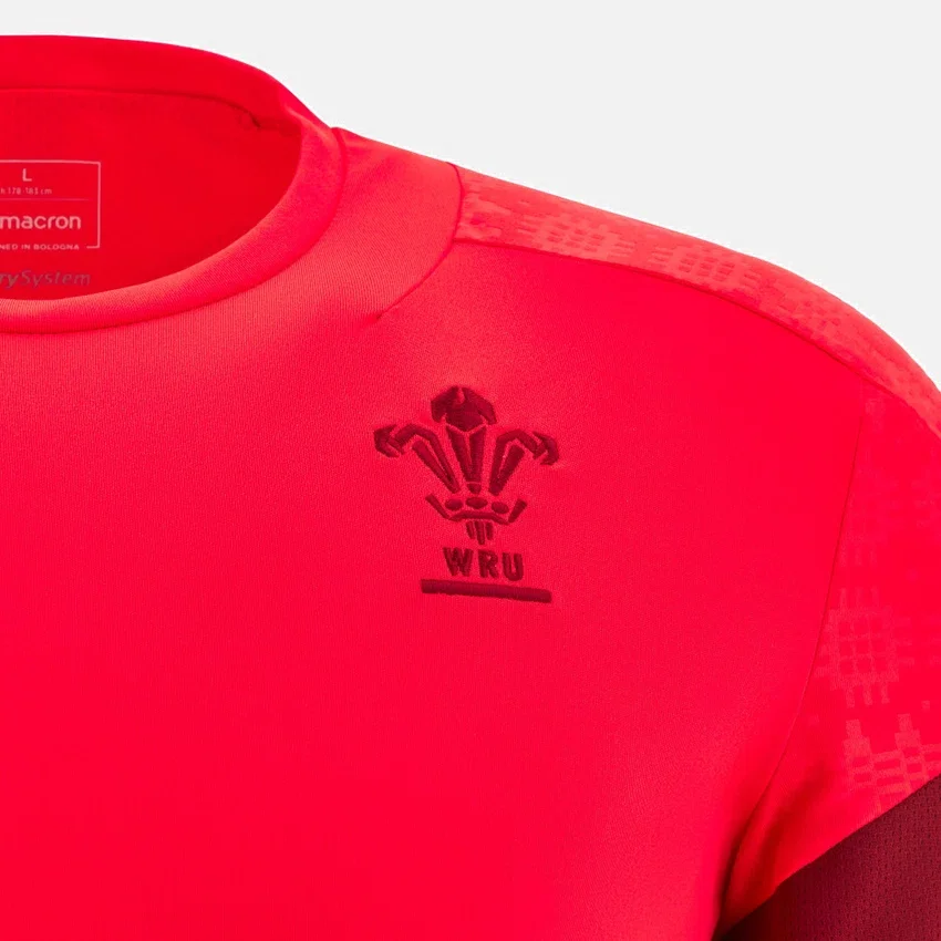 T-shirt de Treino Vermelha Welsh Rugby 2025/26 T-shirt de Treino Vermelha Welsh Rugby 2025/26