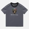 T-shirt desportiva cinzenta para criança da Automobili Lamborghini Squadra Corse T-shirt desportiva cinzenta para criança da Automobili Lamborghini Squadra Corse