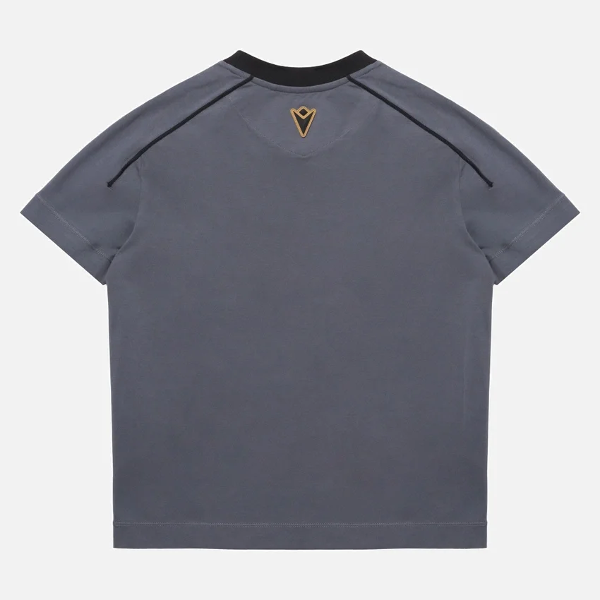 T-shirt desportiva cinzenta para criança da Automobili Lamborghini Squadra Corse T-shirt desportiva cinzenta para criança da Automobili Lamborghini Squadra Corse