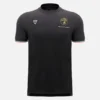 T-shirt desportiva tricolor preta para homem da Automobili Lamborghini Squadra Corse T-shirt desportiva tricolor preta para homem da Automobili Lamborghini Squadra Corse