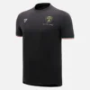T-shirt desportiva tricolor preta para homem da Automobili Lamborghini Squadra Corse T-shirt desportiva tricolor preta para homem da Automobili Lamborghini Squadra Corse