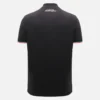 T-shirt desportiva tricolor preta para homem da Automobili Lamborghini Squadra Corse T-shirt desportiva tricolor preta para homem da Automobili Lamborghini Squadra Corse