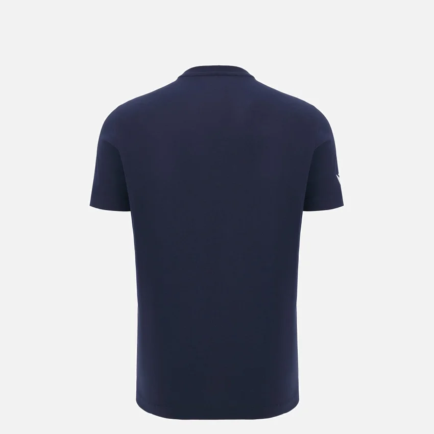 T-shirt infantil de algodão azul-marinho da coleção Unibo T-shirt infantil de algodão azul-marinho da coleção Unibo