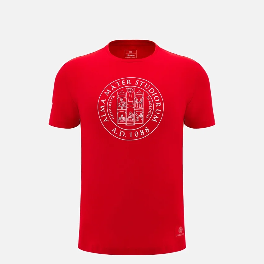 T-shirt infantil de algodão vermelha da coleção Unibo T-shirt infantil de algodão vermelha da coleção Unibo