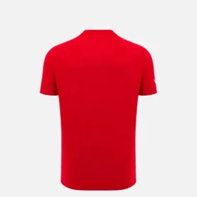 T-shirt infantil de algodão vermelha da coleção Unibo