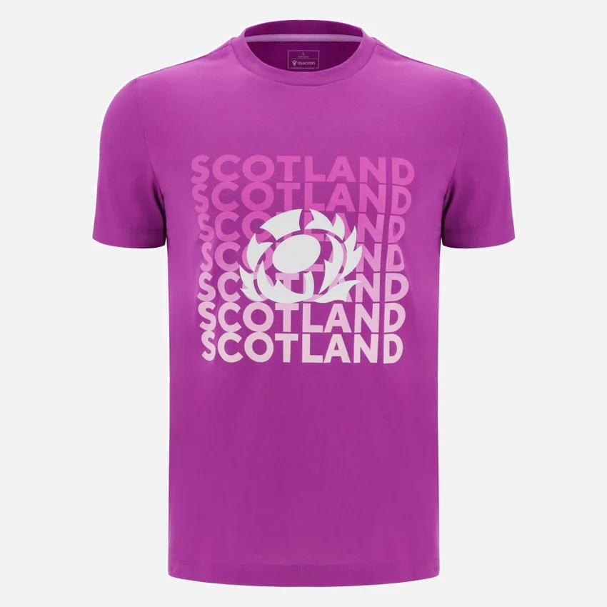 T-shirt roxo Scottish Rugby 2025/26 T-shirt roxo Scottish Rugby 2025/26