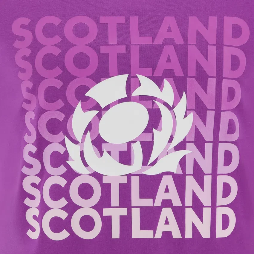 T-shirt roxo Scottish Rugby 2025/26 T-shirt roxo Scottish Rugby 2025/26