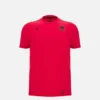 T-shirt vermelha da Seleção Nacional da Albânia FSHF 2026/27 Athleisure T-shirt vermelha da Seleção Nacional da Albânia FSHF 2026/27 Athleisure