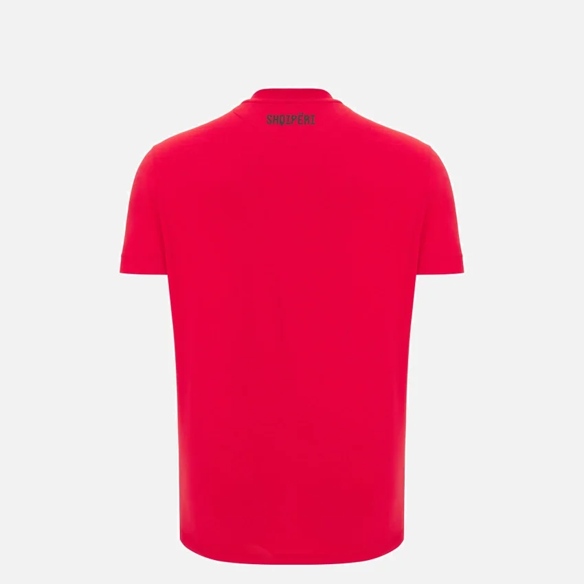 T-shirt vermelha da Seleção Nacional da Albânia FSHF 2026/27 Athleisure T-shirt vermelha da Seleção Nacional da Albânia FSHF 2026/27 Athleisure
