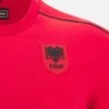 T-shirt vermelha da Seleção Nacional da Albânia FSHF 2026/27 Athleisure T-shirt vermelha da Seleção Nacional da Albânia FSHF 2026/27 Athleisure