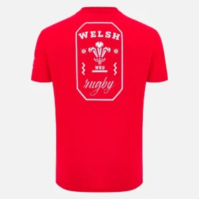 T-shirt Vermelho de Adepto do Welsh Rugby 2025/26