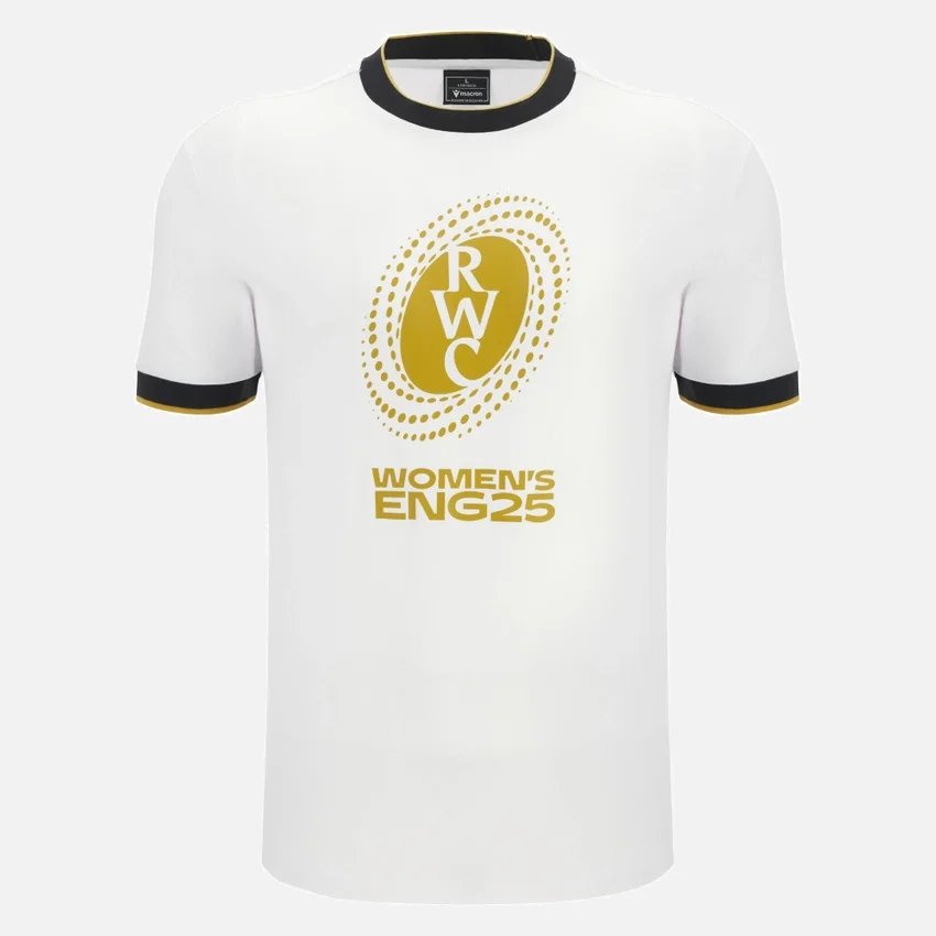 T-shirts da linha de fãs para adultos da Copa do Mundo de Rúgbi Feminino 2025 T-shirts da linha de fãs para adultos da Copa do Mundo de Rúgbi Feminino 2025