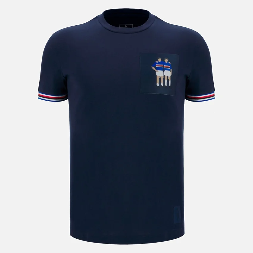 T-shirts da Linha de Fãs para Adultos da U.C. Sampdoria 2025/26 T-shirts da Linha de Fãs para Adultos da U.C. Sampdoria 2025/26