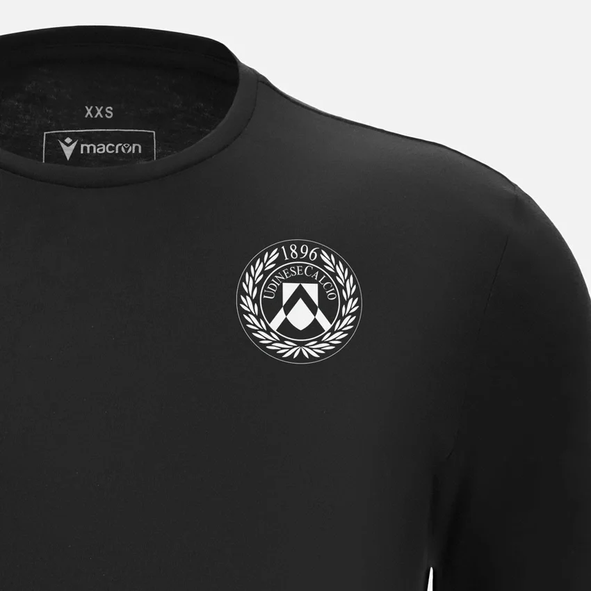T-shirts de algodão da linha de fãs juniores do Udinese Calcio 2025/26 T-shirts de algodão da linha de fãs juniores do Udinese Calcio 2025/26