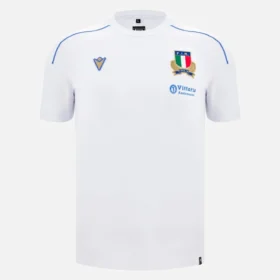 T-shirts de algodão para adultos Italia Rugby 2025/26 Athleisure